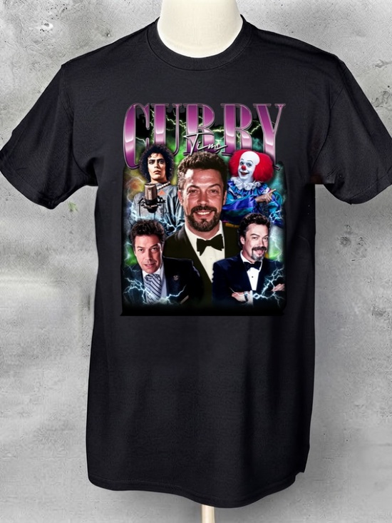 Gildan Other - Tim Curry Collage Icons Movie Roles Vintage Bootleg Rap Memories Graphic T-Shirt
